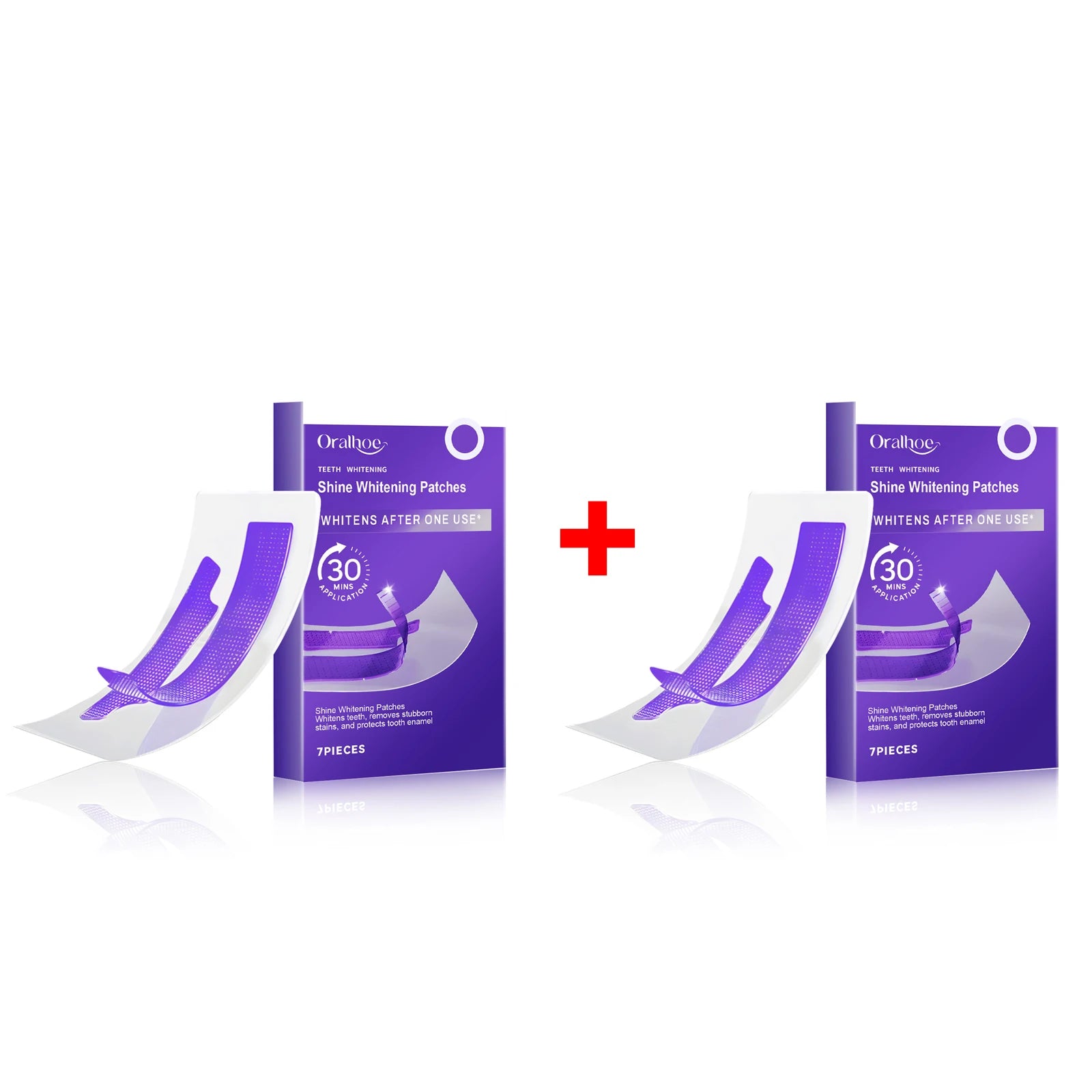 Transform Your Smile with Purple Teeth Whitening Strips - Fast Stain Removal & Reduced Sensitivity!